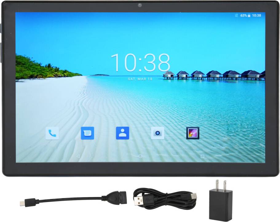 Android tablet 10.1 Android-Tablet 10,1 Tommer Quad-Core - Sort