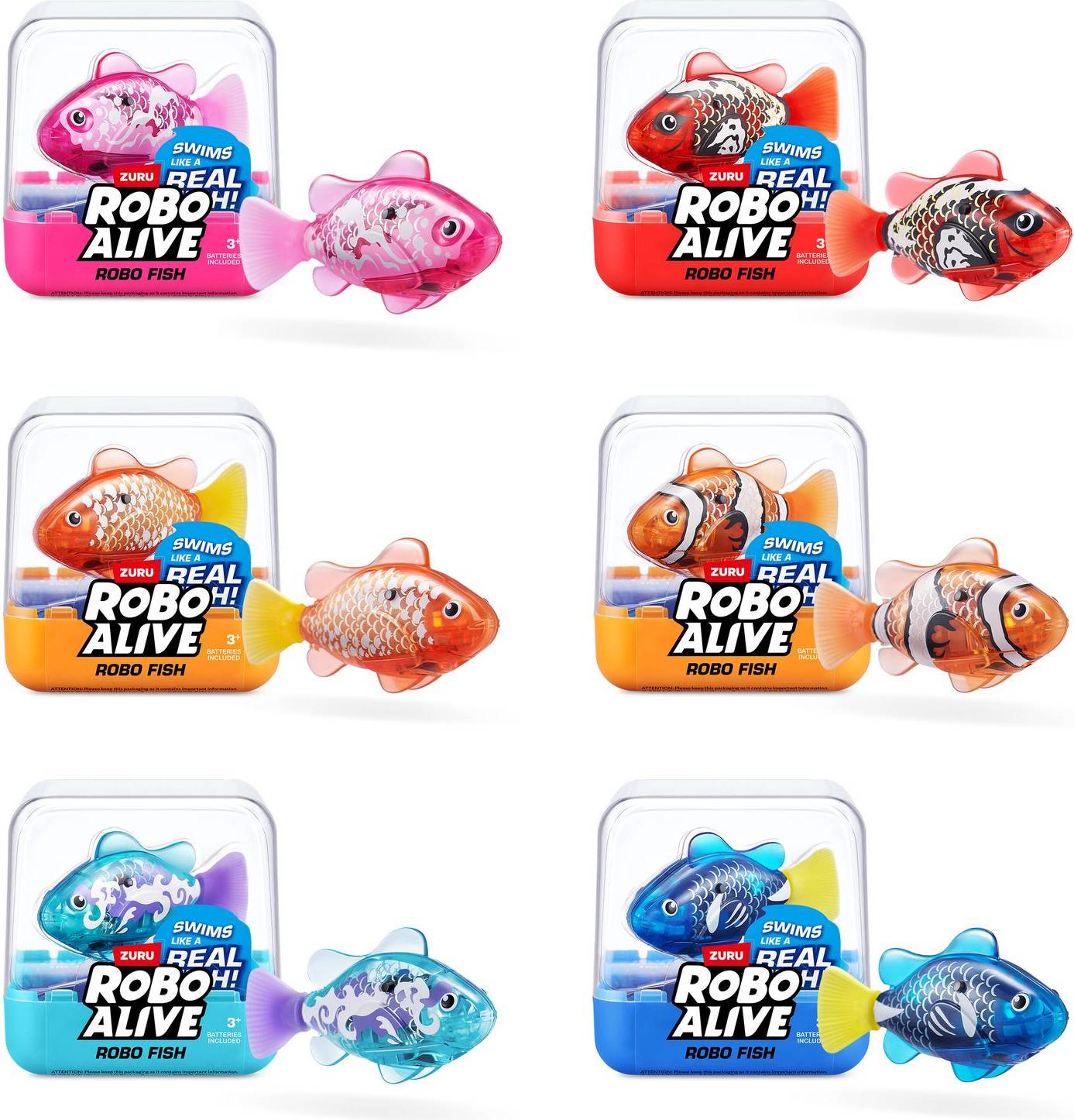Zuru Robo Alive Fish Turquoise