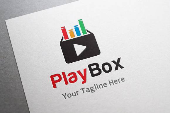 Play Box Logo Sticker