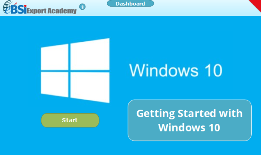 Getting Started Windows 10