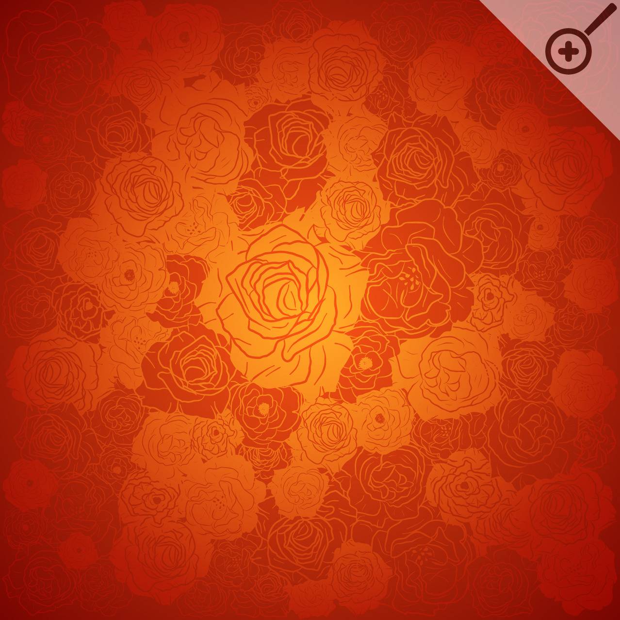 Floral Design Vector Background Poster
