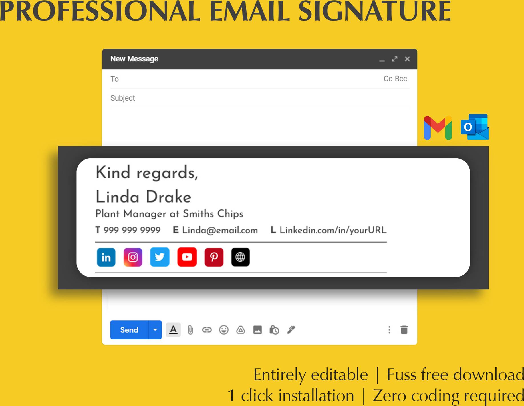 Professional Email Signature Temp