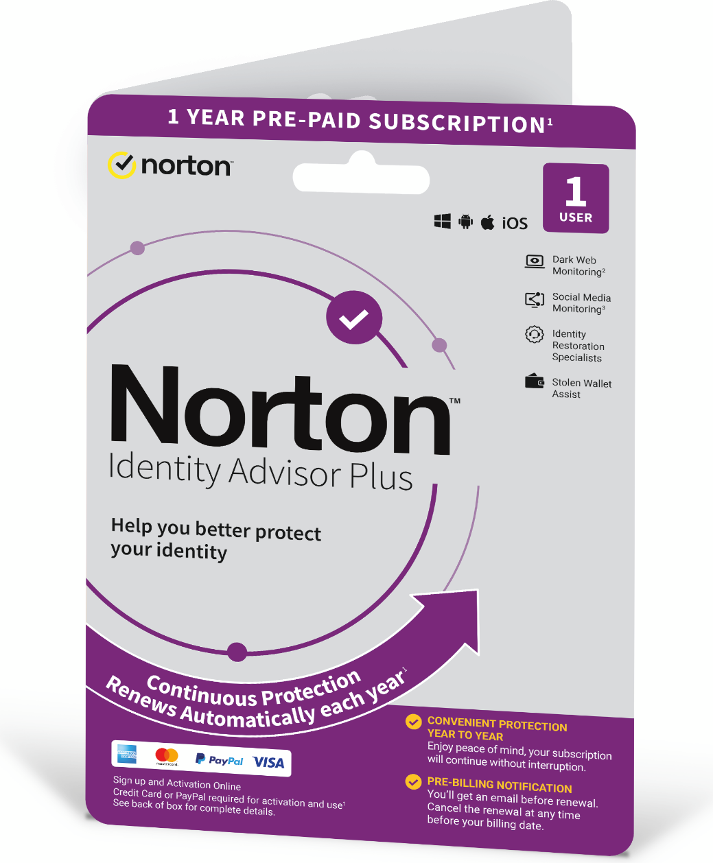Norton Identity Advisor Plus Theft Protection