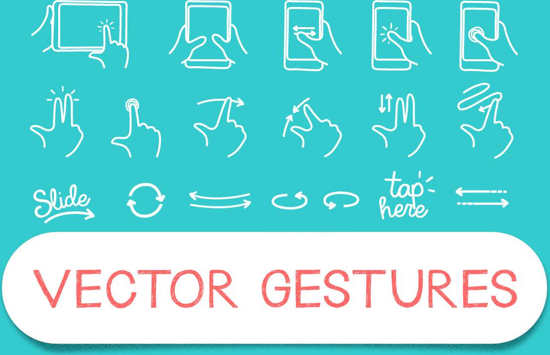 Tomodachi Vector Gestures