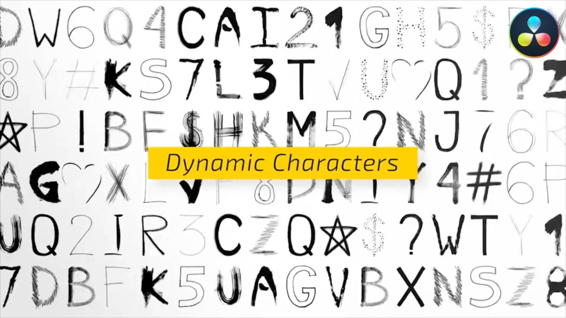 Davinci resolve Dynamic Characters Davinci Resolve