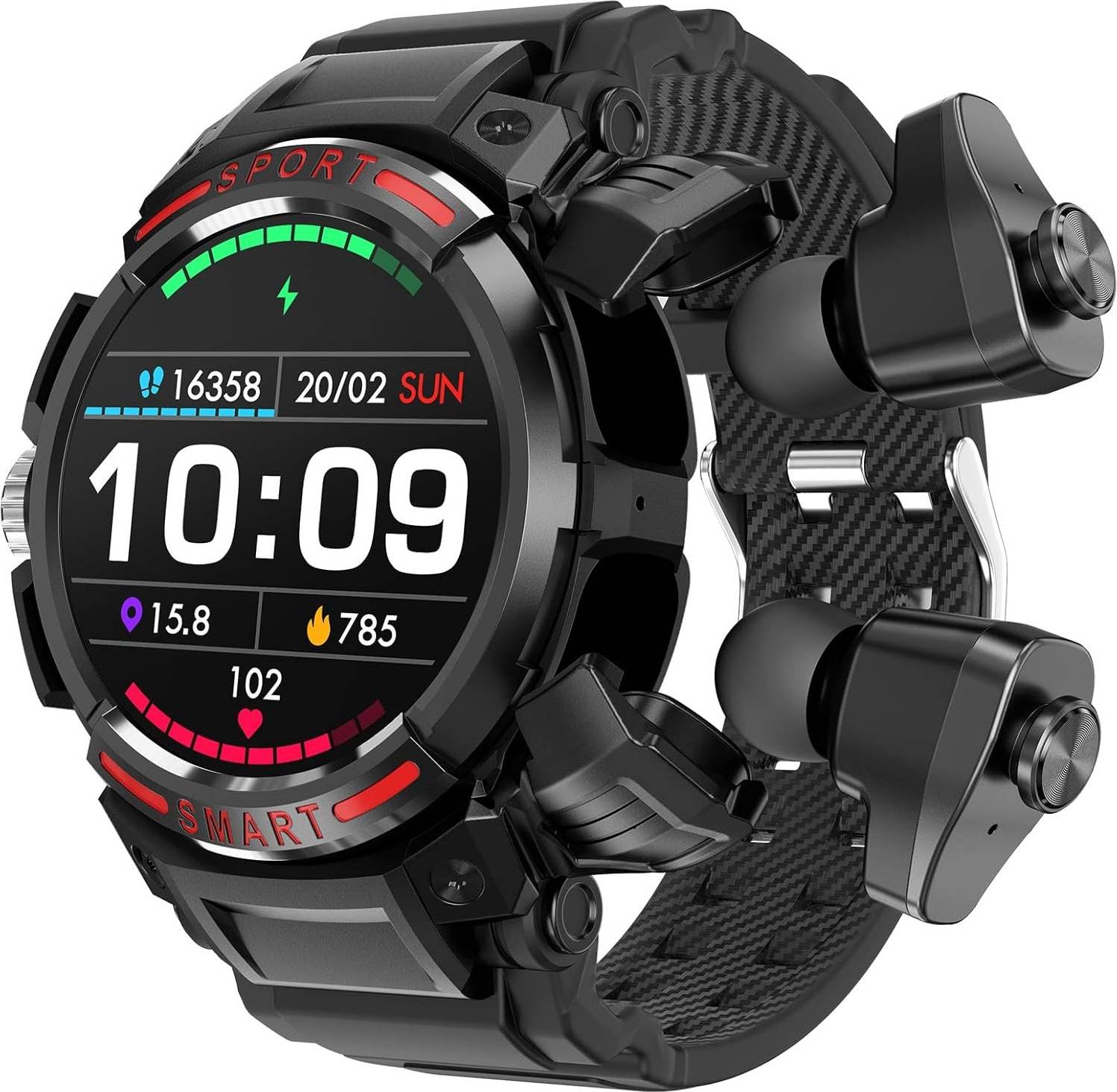 2 In 1 Wireless Bluetooth Smart Watch
