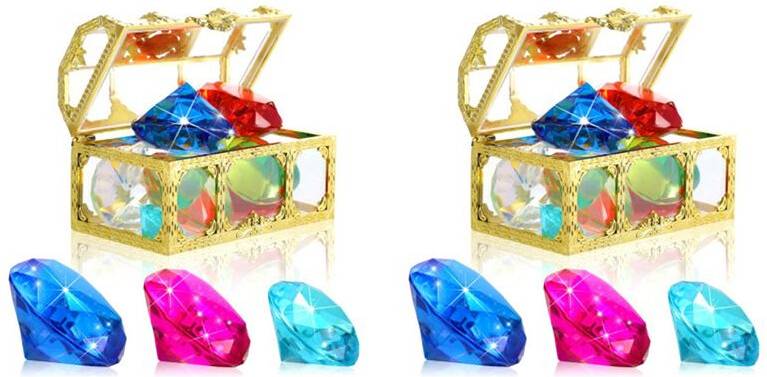 Typecat 24Pcs Diving Gem Pool Toy Set