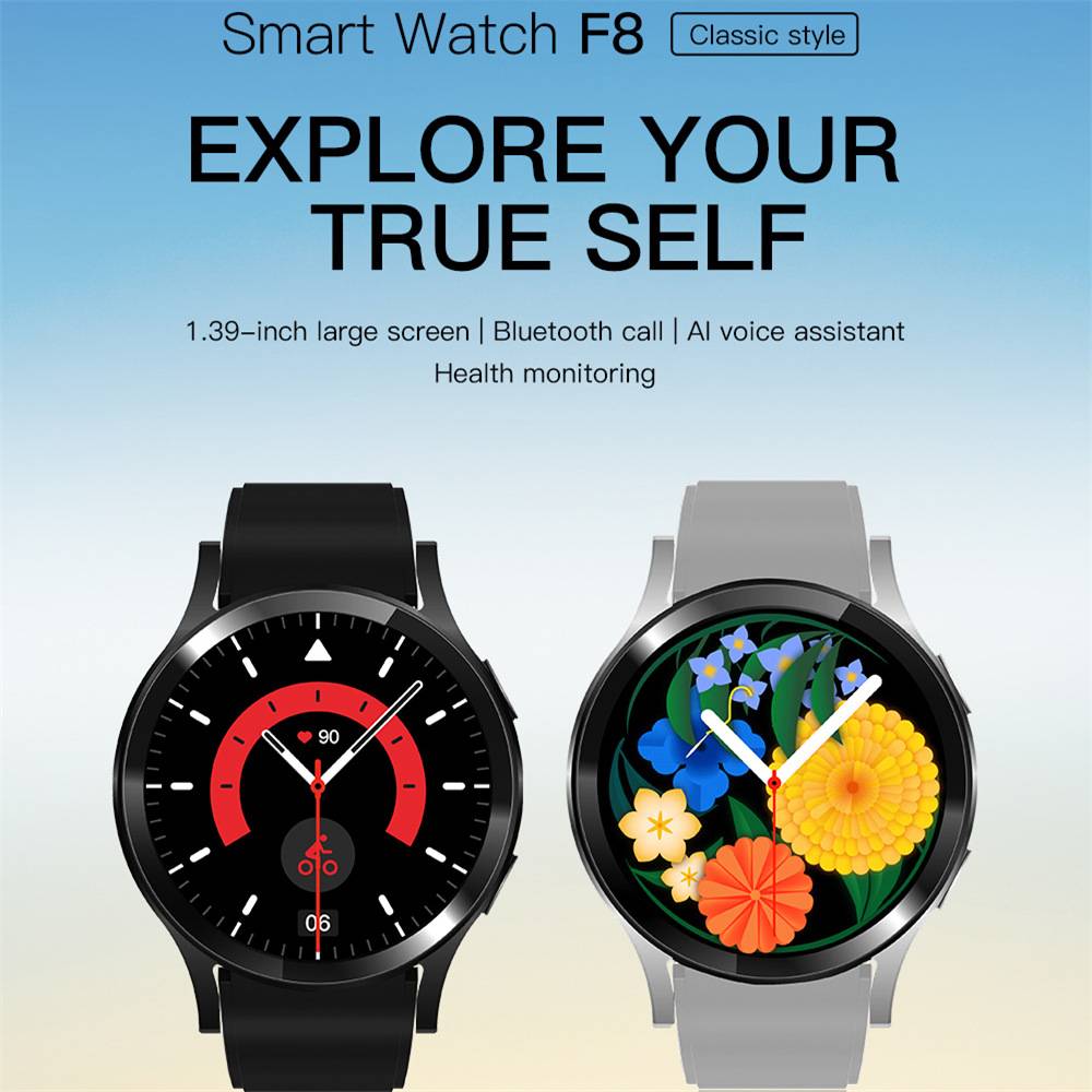 F8 Smartwatch AI Voice Assistant