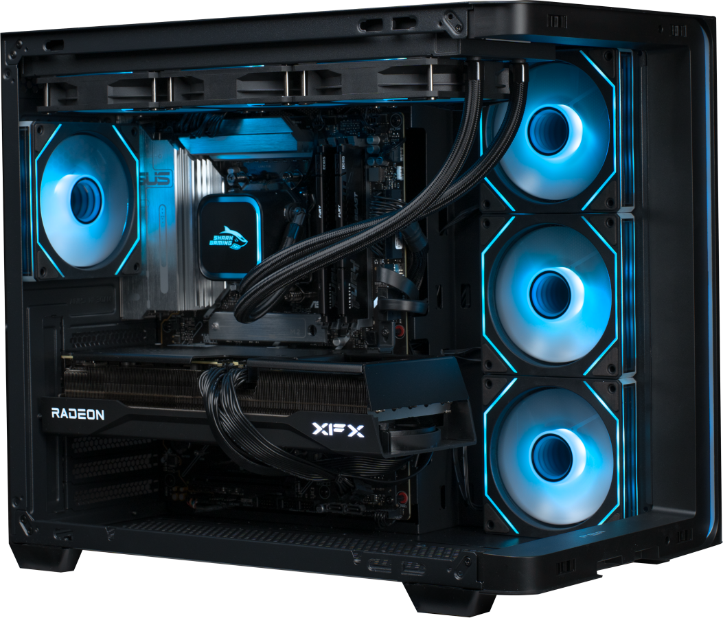 Radeon xt 9070 Shark Gaming RGBeast PC