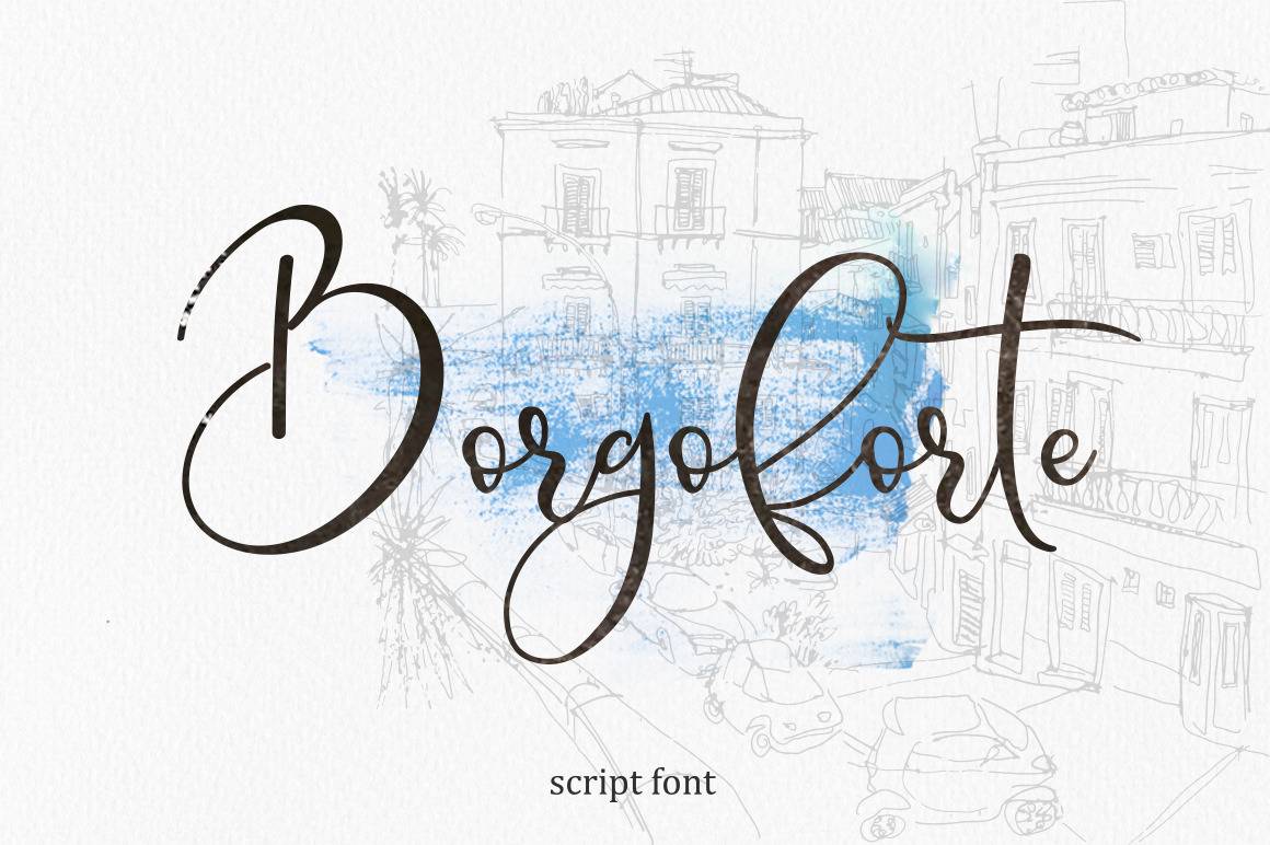 Borgoforte Script Font