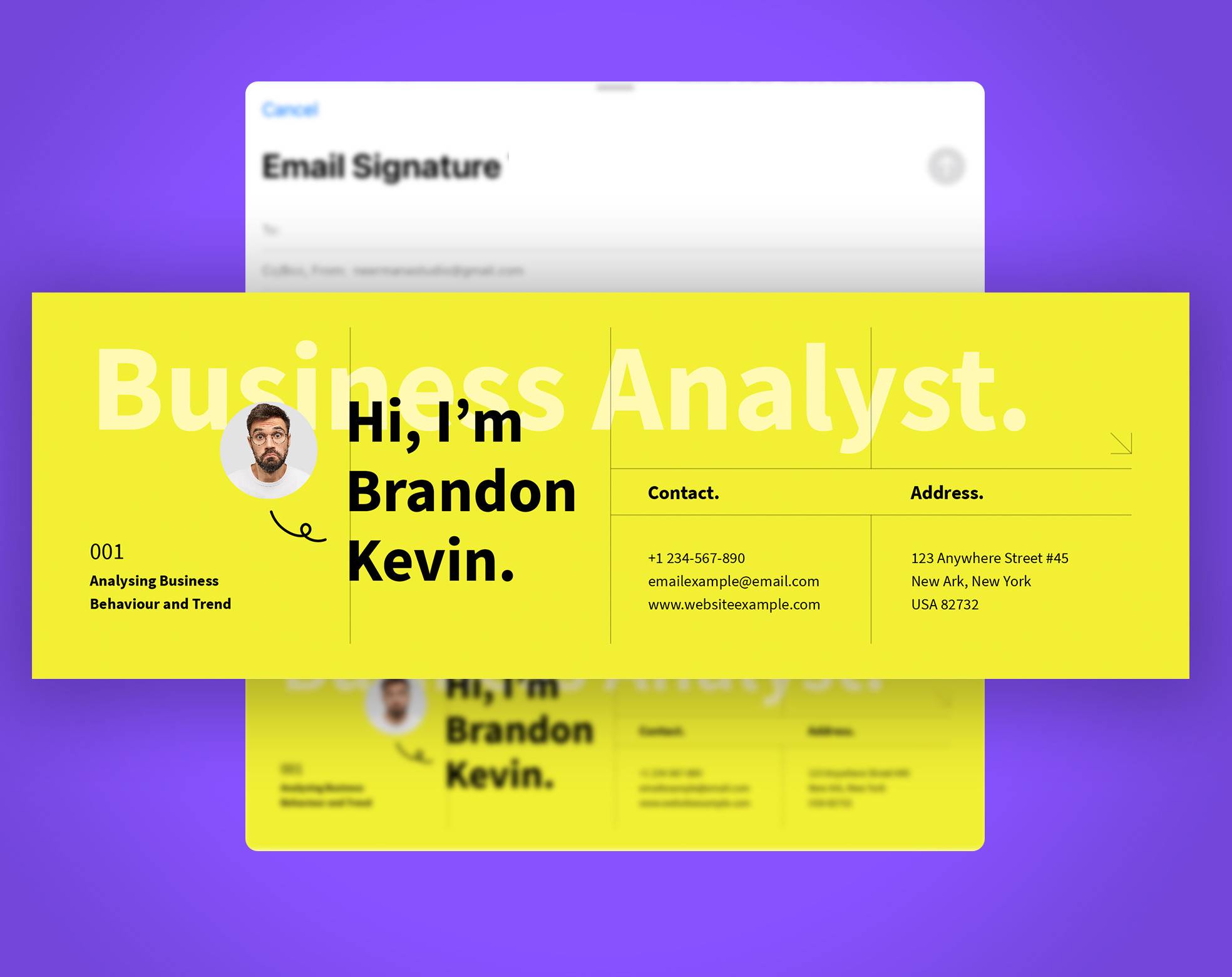 Email Signature Template