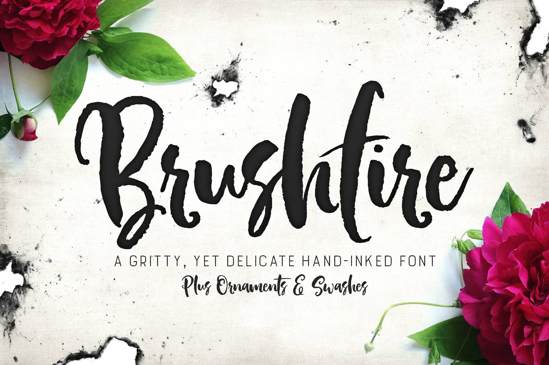 Brushfire Typeface Extras