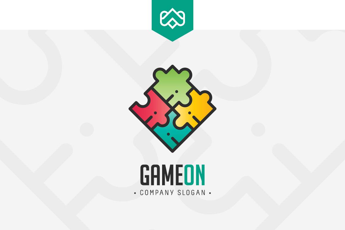 GameOn Puzzle Logo Design