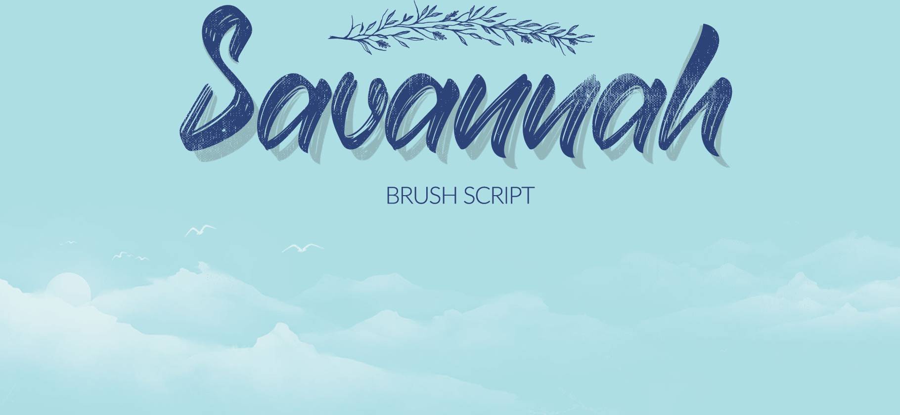 Savannah Brush Script Font
