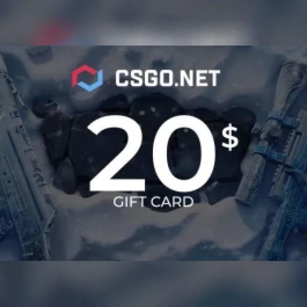 CSGO.NET Gift Card 20 USD Key