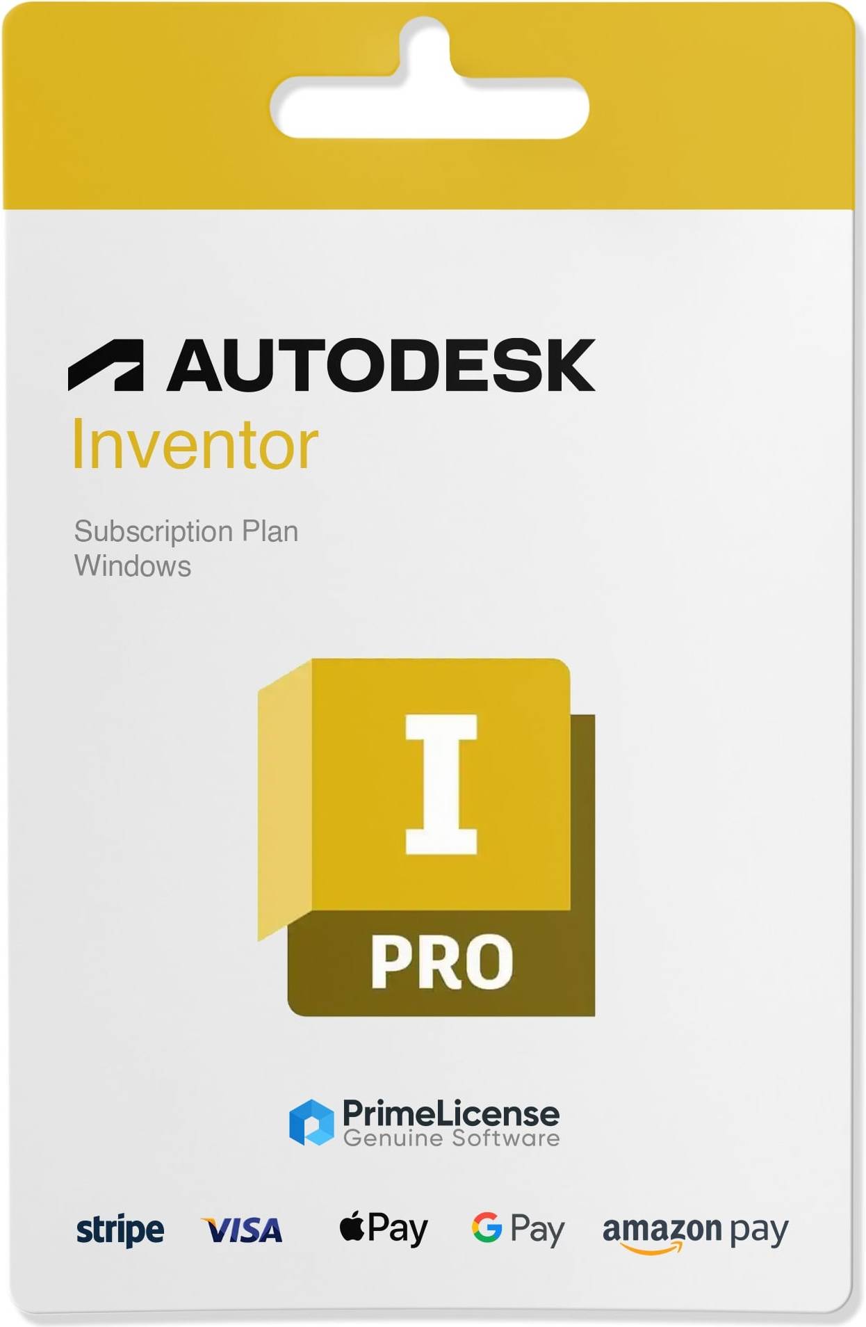 Autodesk Inventor Pro Windows 1 Year