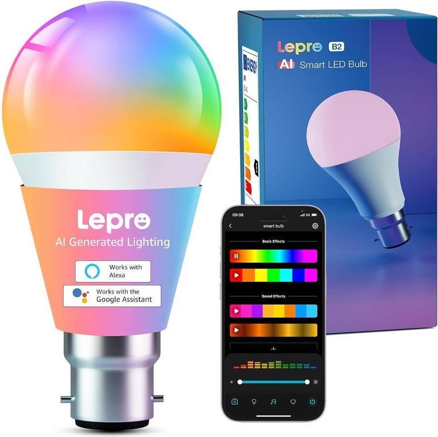 Lepro AI Smart B2 LED Light Bulb B22