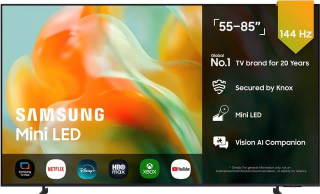 55" smart tv Samsung Mini LED M80H 55 Inch Smart TV