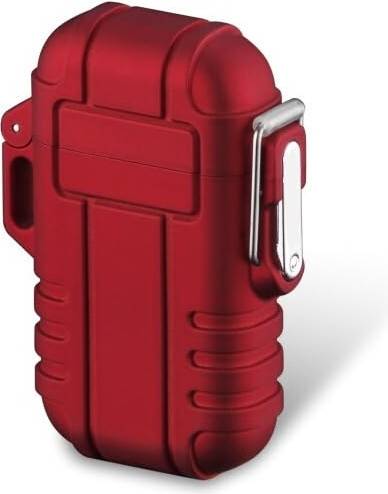 Windproof Butane Torch Lighter Red Refillable Jet Flame