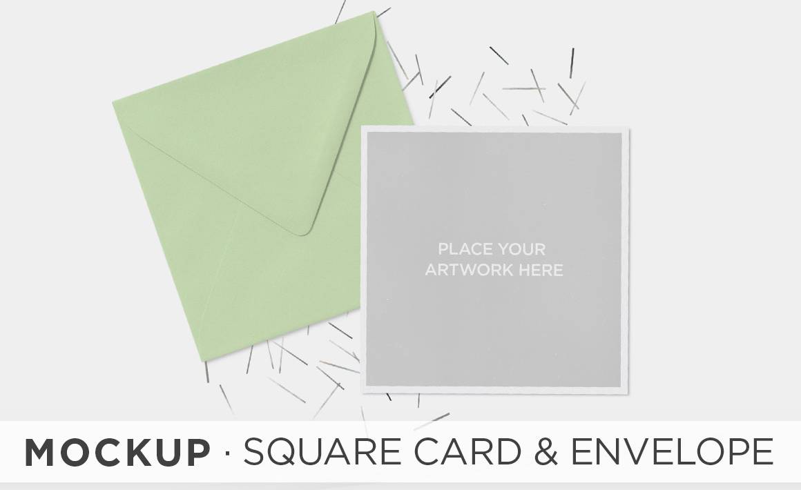 Tomodachi Mockup Square Card Envelope