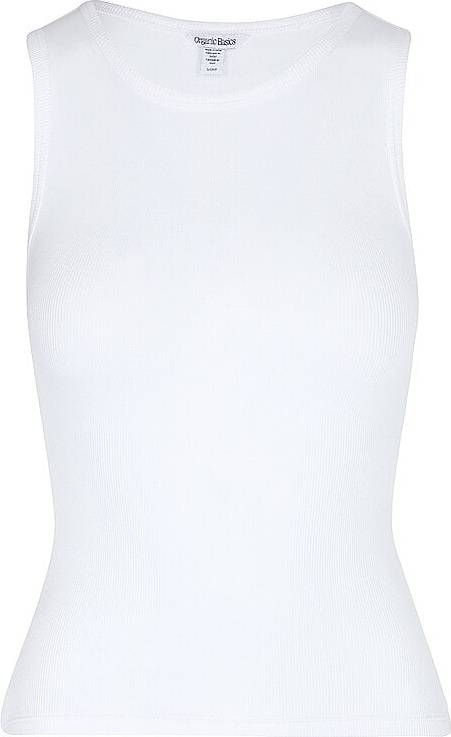 Organic Basics Core Rib Tank Top - White