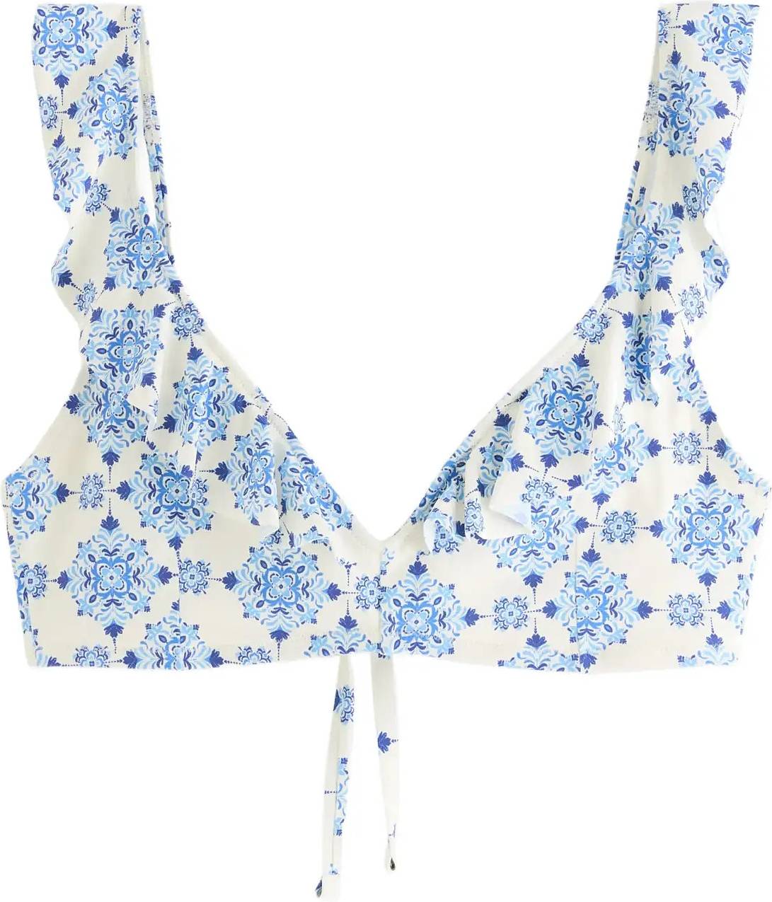 Lindex Padded Triangle Bikini Bra - Multi/Patterned
