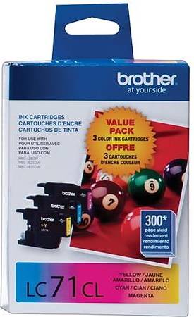 Brother Color Original Standard Capacity Ink Cartridge Multipack 3 Pack