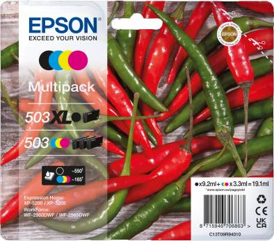 Epson 503 High Capacity Ink Cartridge Multipack