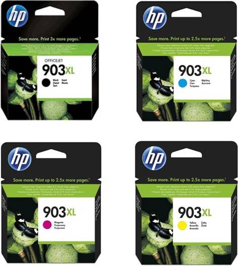 HP 903XL High Capacity Ink Cartridge Multipack