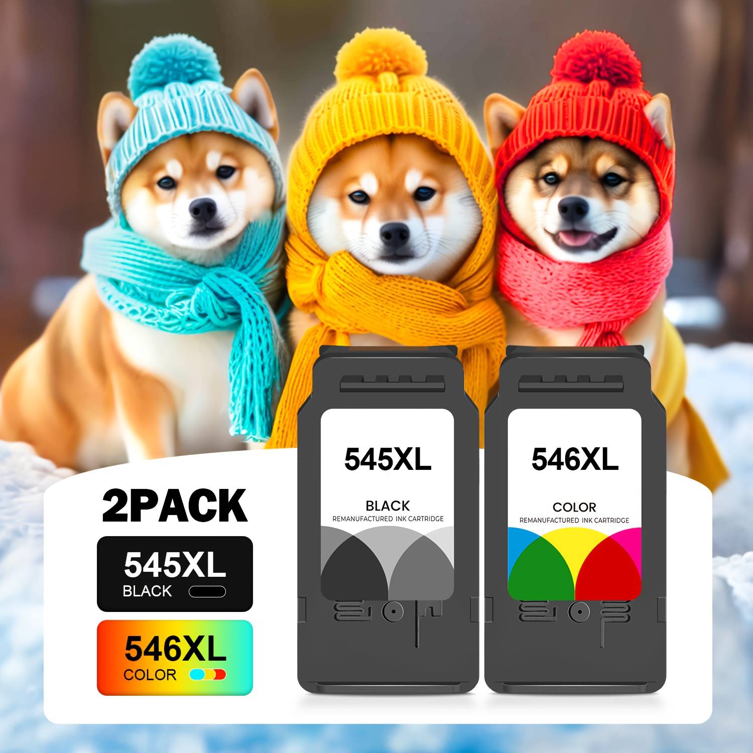 Temu Compatible Printer Black Color Ink Cartridges