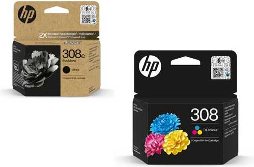 HP 308e High Capacity Ink Cartridge Multipack