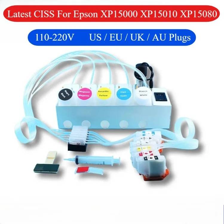 Epson xp 15000 DTF CISS XP 15000 Ink Supply System White Ink Strrier
