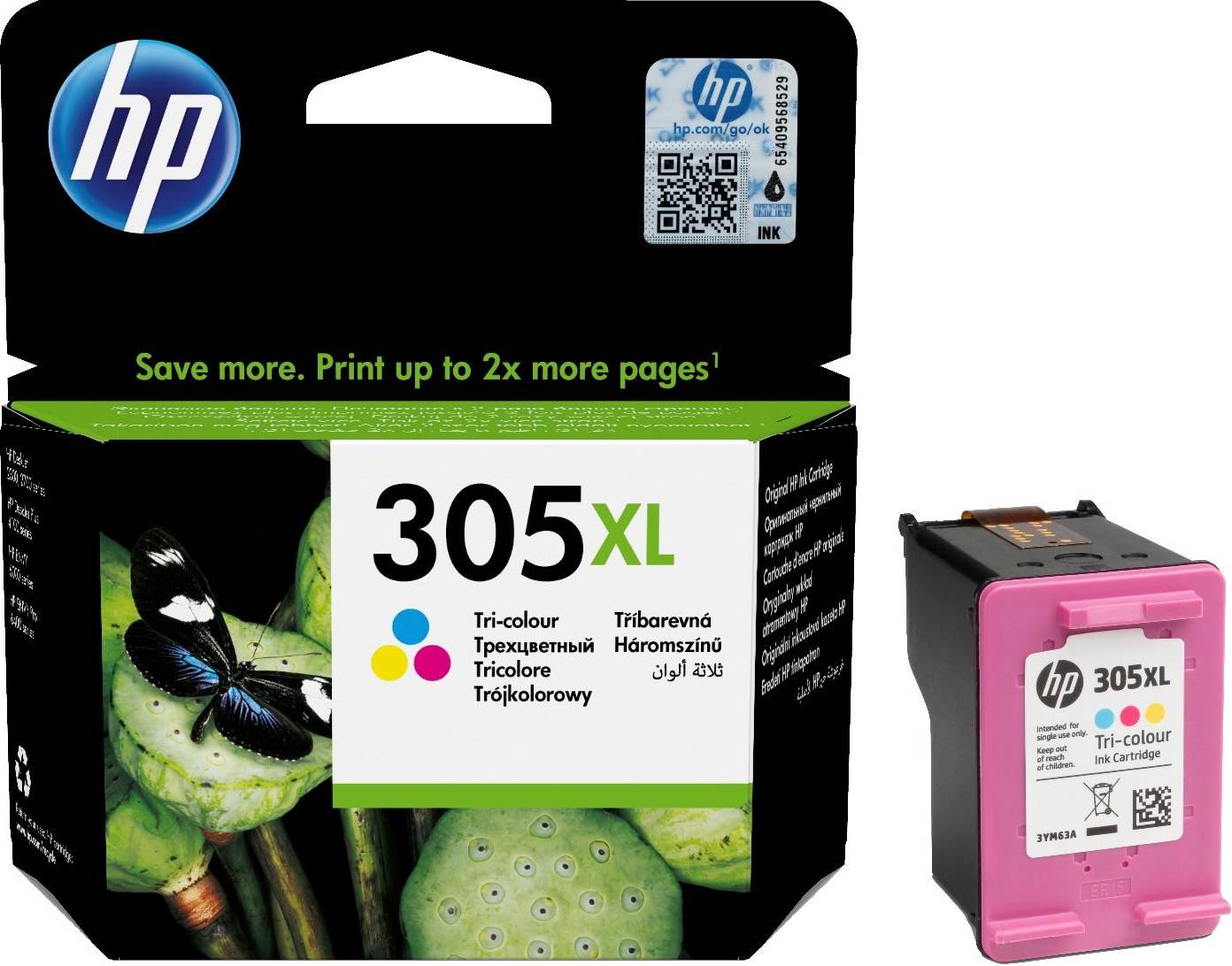 HP High Yield Tri-Color Ink Cartridge