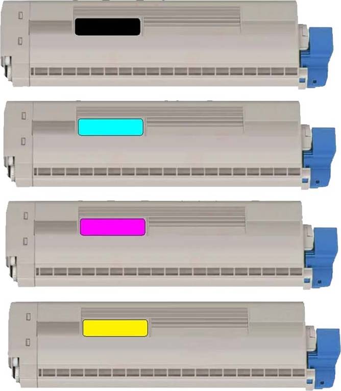 999inks Compatible Multipack Full Set High Capacity Laser Toner Cartridges - Multicolor