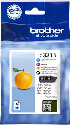 Brother LC3211 Ink Cartridge Multipack