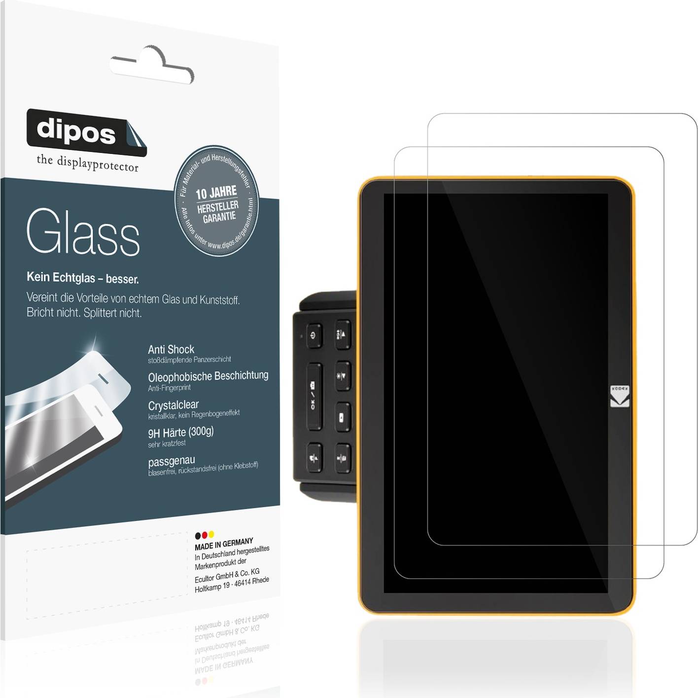 Dipos Screen Protector For Kodak Slide N Scan Rodfs70