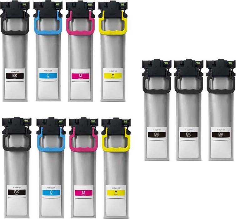 Printerinks Compatible Epson WorkForce Pro WF-C5890DWF Printer Ink Cartridges - Multicolor