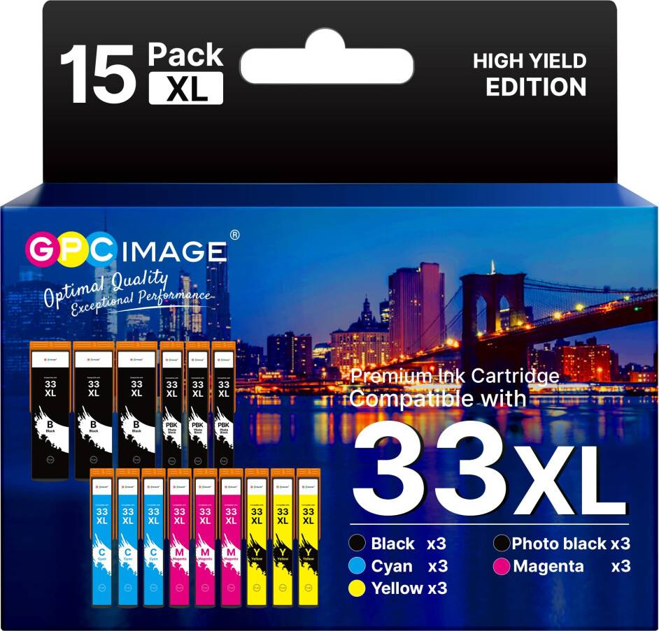 GPC Image 33XL Ink Cartridges Compatible Epson Express