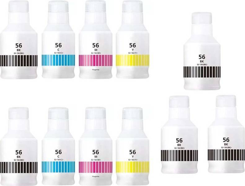 Printerinks Compatible Canon Maxify GX6550 Printer Ink Cartridges Multipack Multicolor