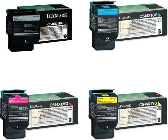 Lexmark C546U1KG Return Program Toner Value Pack