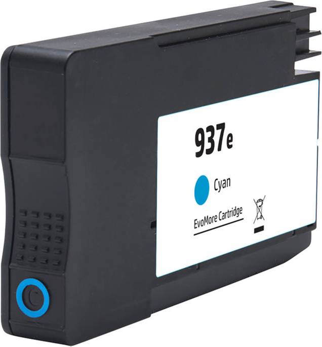 Printerinks Compatible HP 937e High Capacity Ink Cartridge Cyan