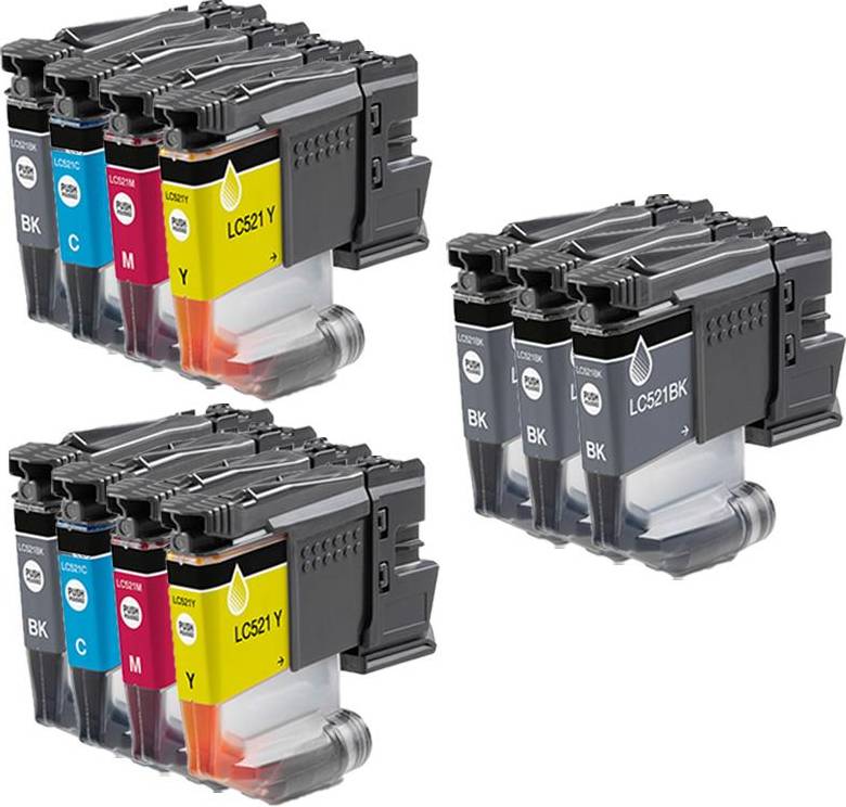 Printerinks Compatible Brother DCP-J1310DW Printer Ink Cartridges Multicolor