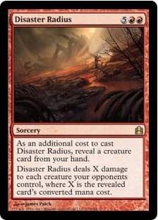 Magic: The Gathering Disaster Radius Commander