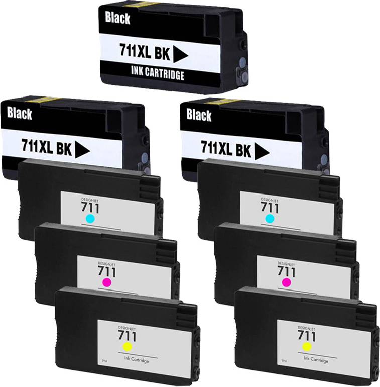 999inks Compatible DesignJet T530 Printer Ink Cartridges Multipack Multicolor
