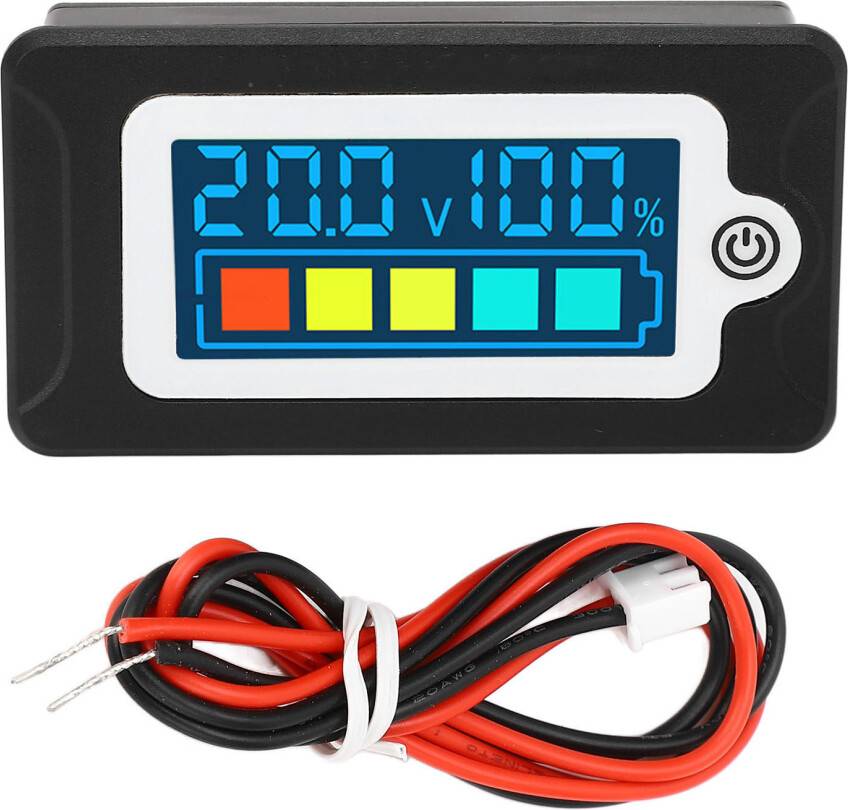Battery Capacity Indicator With LCD Screen