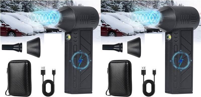 Typecat Handheld Turbo Snow Blower with LED