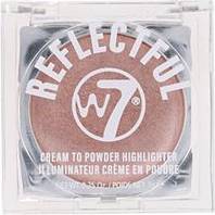 W7 Reflectful Cream Powder Highlighter Pink Spring