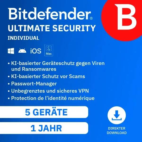 Bitdefender Ultimate Security Individual 2026