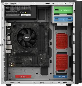 AWD-IT Academy AMD Ryzen 3200G Quad Core PC System