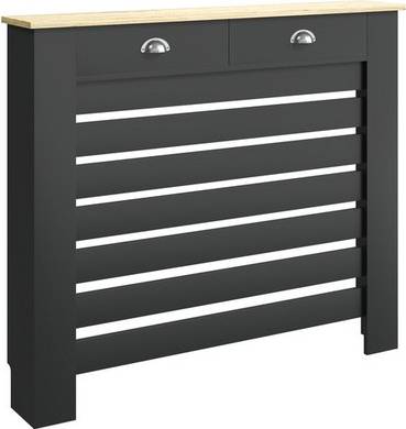 Homcom Radiator Cover With Drawer 111cm Black